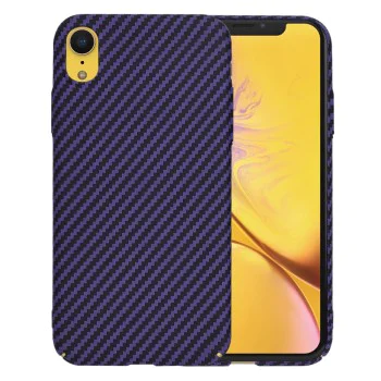 Калъф за iPhone XR - Carbonite FiberShell - Лилав
