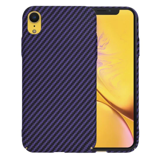 Калъф за iPhone XR - Carbonite FiberShell - Лилав