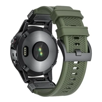 Каишка за Garmin Fenix ​​3/3 HR/5X/5X Plus/6X/6X Pro/7X/7X Pro Solar - Каишка за часовник QuickFit 26 мм (W068) - Черен