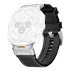 Каишка за Samsung Galaxy Watch Ultra 47mm - Каишка за часовник (W068) - Черен / Сребрист