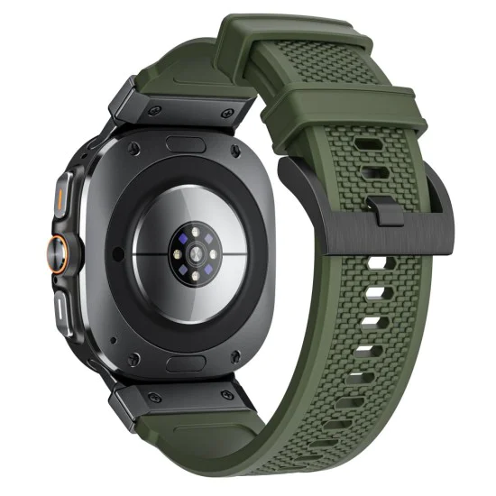 Каишка за Samsung Galaxy Watch Ultra 47mm - Каишка за часовник (W068) - Зелена / Черна