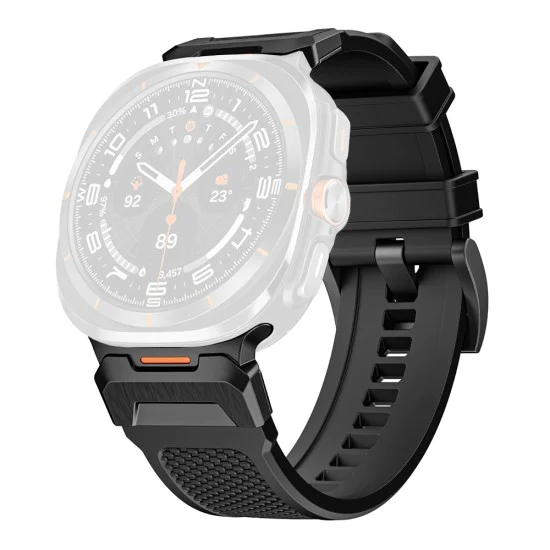 Каишка за Samsung Galaxy Watch Ultra 47mm / Watch Ultra 2 - Techsuit - Watchband (W068) - Черен