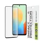 Протектор за Tecno Spark Go 2024 / Spark 20 / Spark 20C / Infinix Hot 40i / Smart 8 - 111D Full Cover / Full Glue Glass - черен