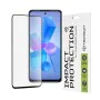 Протектор за IInfinix Hot 40 / 40 Pro / Tecno Spark 20 Pro / Pova 5 Pro - 111D пълно покритие / пълно залепено стъкло - черно