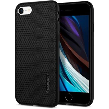 Калъф за iPhone 7 / iPhone 8 / iPhone SE 2, SE 2020 / iPhone SE 3, SE 2022 - Spigen Liquid Air - черен