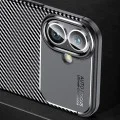 Калъф за iPhone 16 Plus - CarbonFiber - Черен