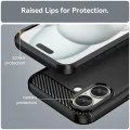 Калъф за iPhone 16 - Carbon Silicone - Черен