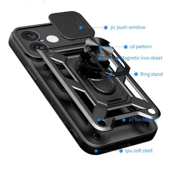 Калъф за iPhone 16 - CamShield Series - зелен