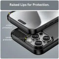 Калъф за iPhone 16 Pro - Carbon Silicone - Черен