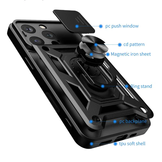 Калъф за iPhone 16 Pro - CamShield Series - Rose Gold