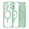 Калъф за iPhone 16 Pro Max - Luxury Glitter MagSafe - Light Green