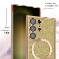 Калъф за iPhone 16 Pro Max - Luxury Glitter MagSafe - Light Green