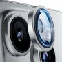 Протектор за iPhone 16 Pro / iPhone 16 Pro Max - Lito S+ Стъклен протектор за камера - бял титаниев