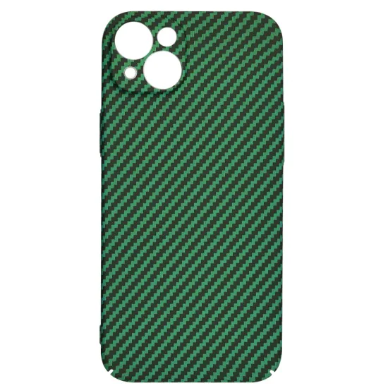 Калъф за iPhone 15 Plus - Carbonite FiberShell - Зелен