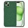 Калъф за iPhone 15 Plus - Carbonite FiberShell - Зелен