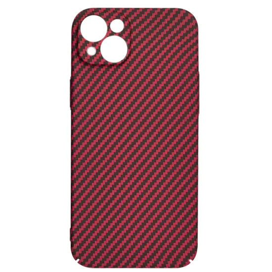 Калъф за iPhone 15 Plus - Carbonite FiberShell - Червен