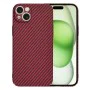 Калъф за iPhone 15 Plus - Carbonite FiberShell - Червен