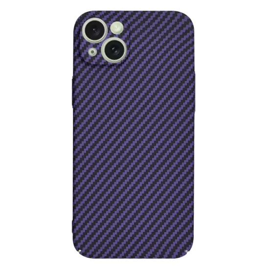 Калъф за iPhone 15 Plus - Carbonite FiberShell - Лилав