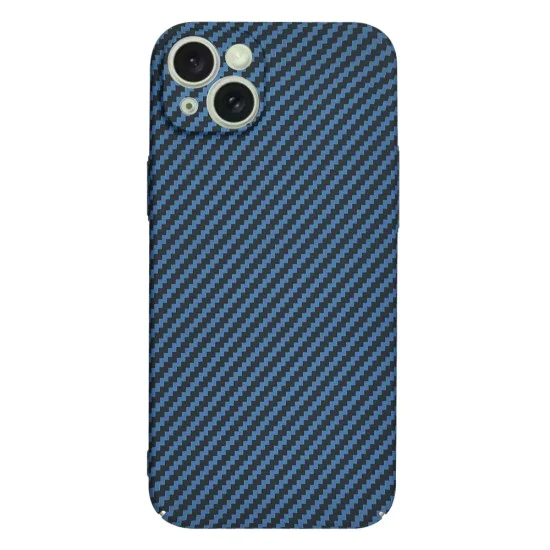 Калъф за iPhone 15 Plus - Carbonite FiberShell - Cyan