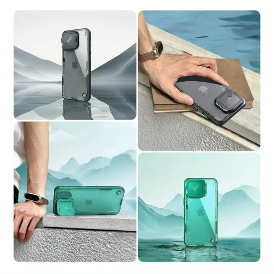 Калъф за iPhone 16 Pro Max - Nillkin Iceblade Prop (без Camera Cutout) - Зелен