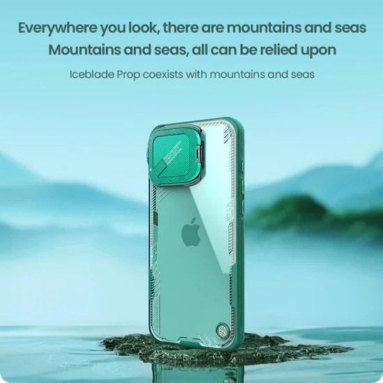 Калъф за iPhone 16 Pro - Nillkin Iceblade Prop (без Camera Cutout) - Черен