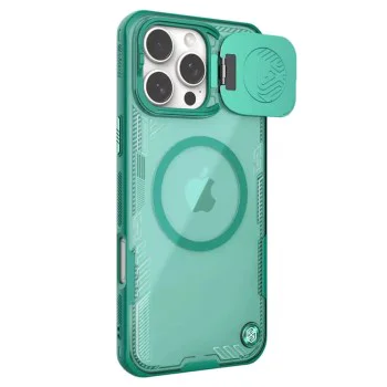 Калъф за iPhone 16 Pro Max - Nillkin Iceblade Prop Magnetic (без Camera Cutout) - Зелен