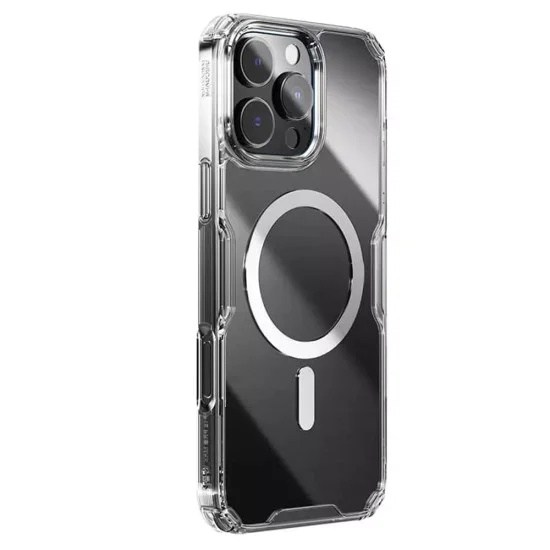 Калъф за iPhone 16 Pro - Nillkin Nature TPU Pro Magnetic Case - Прозрачен