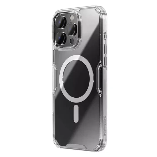 Калъф за iPhone 16 Pro - Nillkin Nature TPU Pro Magnetic Case - Прозрачен