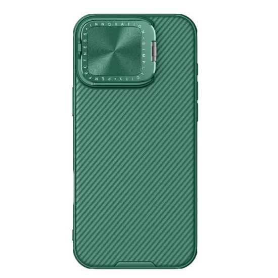 Калъф за iPhone 16 Pro Max - Nillkin CamShield Prop Magnetic - зелен