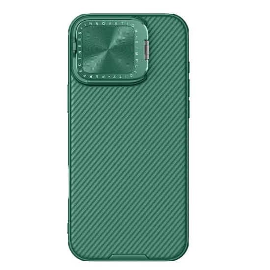 Калъф за iPhone 16 Pro Max - Nillkin CamShield Prop - зелен
