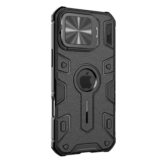 Калъф за iPhone 16 Pro Max - Nillkin CamShield CamShield Armor Prop Magnetic - Черен