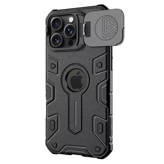 Калъф за iPhone 16 Pro Max - Nillkin CamShield CamShield Armor Prop Magnetic - Черен