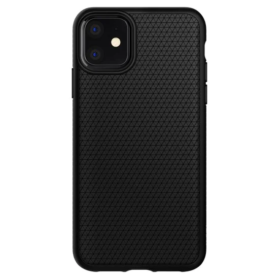 Калъф за iPhone 11 - Spigen Liquid Air - Matte Black