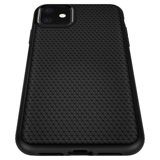 Калъф за iPhone 11 - Spigen Liquid Air - Matte Black