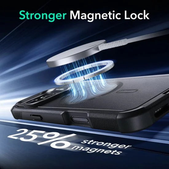 Калъф за iPhone 16 Pro Max - ESR Cyber ​​Armor Kickstand - Зелен
