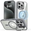 Калъф за iPhone 16 Pro Max - ESR Classic Classic Hybrid HaloLock HaloLock Kickstand - Grey Clear