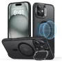 Калъф за iPhone 16 - ESR Classic Hybrid HaloLock Kickstand - Frosted Black