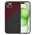 Калъф за iPhone 15 Plus - Carbonite FiberShell - Red Vortex