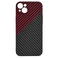 Калъф за iPhone 15 Plus - Carbonite FiberShell - Red Vortex