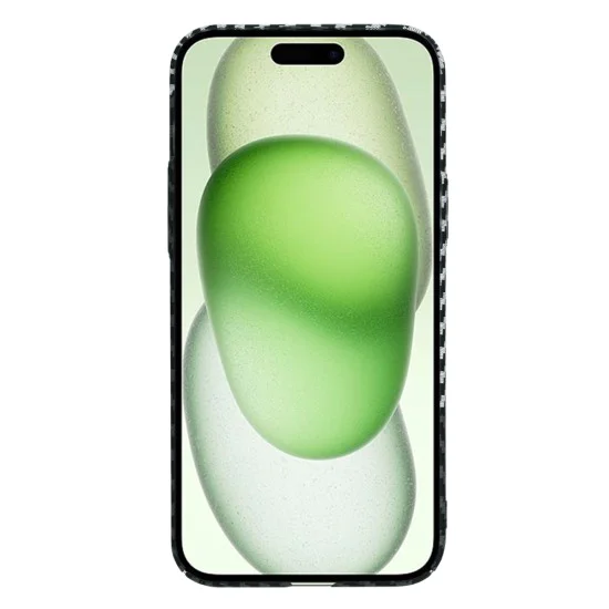 Калъф за iPhone 15 Plus - Carbonite FiberShell - Stealth Gray