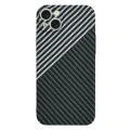 Калъф за iPhone 15 Plus - Carbonite FiberShell - Stealth Gray