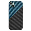 Калъф за iPhone 15 Plus - Carbonite FiberShell - Blue Pulse