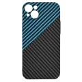Калъф за iPhone 15 Plus - Carbonite FiberShell - Blue Pulse