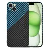 Калъф за iPhone 15 Plus - Carbonite FiberShell - Blue Pulse