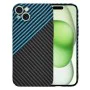 Калъф за iPhone 15 Plus - Carbonite FiberShell - Blue Pulse