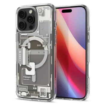 Калъф за iPhone 16 Pro - Spigen Ultra Zero One Hybrid MagSafe - Natural Titanium