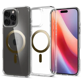Калъф за iPhone 16 Pro - Spigen - Ultra Hybrid MagSafe - златен