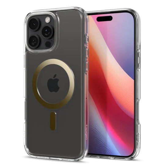 Калъф за iPhone 16 Pro Max - Spigen - Ultra Hybrid MagSafe - златен