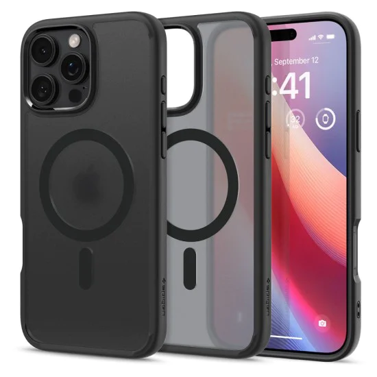 Калъф за iPhone 16 Pro - Spigen - Ultra Hybrid MagSafe - Frost Black