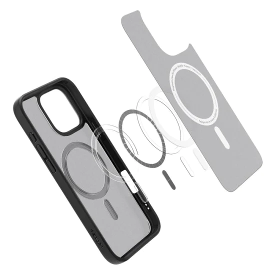Калъф за iPhone 16 Pro - Spigen - Ultra Hybrid MagSafe - Frost Black